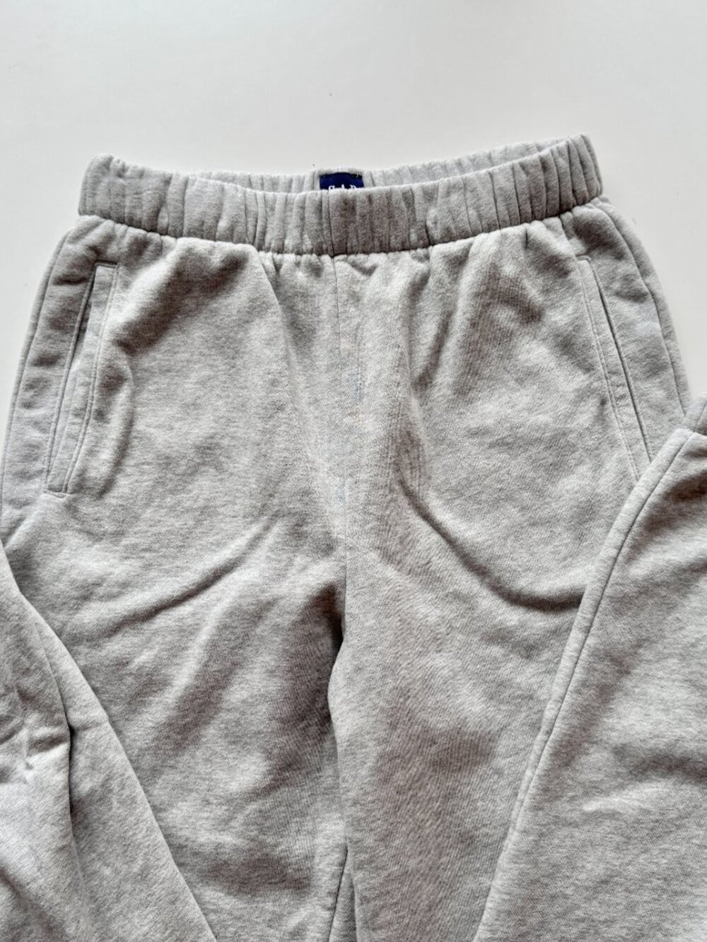 GAP Grey Cotton Fleece New High Rise Boyfriend Jogger Sweatpants Pants, Size S T - Picture 11 of 14